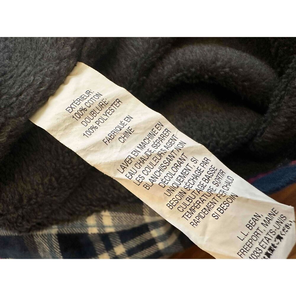 Eddie Bauer Flannel Snap Shacket Womens XXL Navy White Buffalo Plaid Long Sleeve - Picture 8 of 13